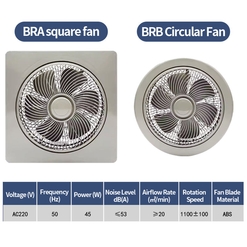 Elevator Specific Fan BRA square Fan BRB Circular Fan Freight Elevator Fan